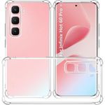 جراب عالي الجودة مقاوم للصدمات يحمي بالكامل لهاتف Infinix Hot 60 Pro Plus - شفاف