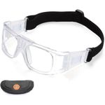 product_image_name-Generic-نظارات رياضية للرجال بإطار كامل من البلاستيك بتصميم مستطيل لقصر النظر وعدسات طبية بلون أبيض، مناسبة لكرة القدم وكرة السلة والرياضات الخارجية والسلامة-1