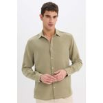 product_image_name-Defacto-ديفاكتو قميص كم طويل قصة عادية بياقة ايطالية-1