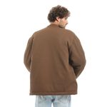 product_image_name-Red Circle-سترة بنية مريحة بسحاب مع جيوب-4