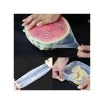 product_image_name-Generic-غطاء سيليكون مطاطي أبيض ، غطاء مفيد للثلاجة والميكروويف. 6 قطع.-7