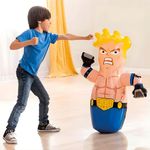 product_image_name-Shatoora-3D Bop Bag, Boxer MMA Inflatable Punching Bag, 36 Inches Height, Multicolor-1