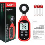 product_image_name-Uni-T-يوني-T مقياس اضاءة رقمي UT383 من 0~199,900 لوكس (0~18,500 اف سي) لشموع القدم لتصوير الافلام والنباتات ومقياس الضوء وقياس شدة السطوع-4