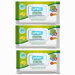 White مناديل مبللة 50 قطعة - 3 عبوات