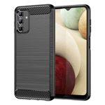 product_image_name-Generic-جراب لهاتف Samsung Galaxy A04s بتصميم ألياف الكربونية مصقولة، مقاوم للصدمات، رفيع ويوفر قبضة مريحة - حماية قوية - أسود-1