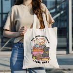 product_image_name-Generic-Cute Cat Canvas Tote Bag, Canvas Tote Bag Aesthetic, Reusable Handbag, Suitable For Friendship Gifts, Book Lovers Gifts, Leisure Vacation, Shopping, Work-2