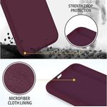 product_image_name-Generic-غطاء هاتف سيليكون متوافق مع Apple iPhone 11 - مصنوع من السيليكون والبولي يوريثين الناعم المقاوم للحرارة - لون أحمر خمري-3