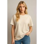 product_image_name-SQAP-تي شيرت اوفر سايز حريمي قطن ١٠٠٪ - بيج فاتح-1