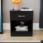product_image_name-Generic-Bedside Table with 1 Drawer, a compact and stylish Nightstand and Bedside Cabinet for bedroom storage, presented in a sleek and versatile Black finish-3
