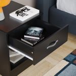 product_image_name-Generic-Bedside Table with 1 Drawer, a compact and stylish Nightstand and Bedside Cabinet for bedroom storage, presented in a sleek and versatile Black finish-5
