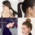 product_image_name-Generic-أكسسوارات الشعر - رباطات شعر للبنات 18 قطعة باللونين الأسود والأبيض-2