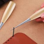 product_image_name-Generic-طقم خياطة يدوية صغير من الجلد مكون من 10 قطع مع خيط أسود، طقم إبرة ثقب، إبرة تنجيد، إبرة خياطة للأقمشة السميكة، إبرة خياطة بدون خيط، إبرة دائرية للخياطة-4