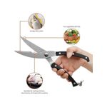 product_image_name-Generic-Professional Kitchen Scissors For Cutting Chicken, Meat And Fish, Made Of Stainless Steel And Non-Slip Handle-3