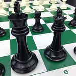 Generic Plastic chess set + unique stand, suitable for all ages - image 3