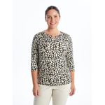 product_image_name-LC Waikiki-Crew Neck Patterned Women's T-Shirt-1