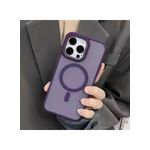 product_image_name-Generic-Case for iPhone 14 Pro MAX Case Magnetic Translucent Matte Phone Cases (Compatible with MagSafe) Thin Slim Fit Shockproof Bumper Hard Protective Cover...-4