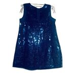 product_image_name-Generic-فستان اطفال بناتي مزين بالترتر تل للمناسبات - كحلي-5