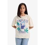 product_image_name-Defacto-تيشيرت بناتي نص كم بطبعة شعار اوفر سايز برقبة مستديرة-3