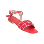 product_image_name-Tasahil center-صندل حريمى بكعب جلد فى قماش -3