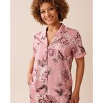 product_image_name-La Vie En Rose-Dahlia Print Satin and Chiffon Button-down Shirt-5