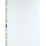 product_image_name-Fegol-حافظة ملفات A4 شكل حرف U من فيجول W50، 100 قطعة - شفافة-3