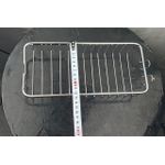 product_image_name-Generic-"Stainless steel rectangular bathroom shelf 27cm - stainless steel wall storage basket with hanging hooks for loofahs and towels - rust-resistant shower organizer"-3