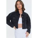 product_image_name-Forever 21-Basic Cropped Frayed Denim Jacket-5