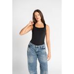 OUTDATED Square Neck Bodysuit - Black