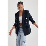 product_image_name-Defacto-Woman Regular Oversize Fit Blazer - Navy-1
