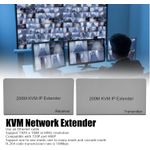 product_image_name-Generic-موسع شبكة ايثرنت IP بمنفذ HDMI وUSB نقل حتى 200 متر دقة 1080 بكسل عند 60 هرتز موسع IP HDMI كيه في ام مع تحكم بالأشعة تحت الحمراء لدروس الوسائط المتعددة المدرسية والحانات والكاراوكي وغيرها من دبوفيرز-4