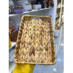 product_image_name-Generic-3-piece sturdy wicker breakfast and beverage tray set (rectangular): Large 35*25 cm, Medium 30*20 cm, Small 26*16 cm-3