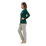 product_image_name-Zecotex-Women’s Cotton Pajama Set – Long Sleeve Top & Printed Pants-4