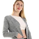 product_image_name-Kady-Heather Grey Knitted Pattern Cardigan With Side Pockets-2
