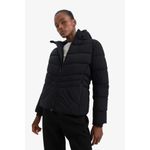 product_image_name-Defacto-جاكيت منتفخ بسحاب وغطاء رأس بقصة عادية مقاوم للماء-2