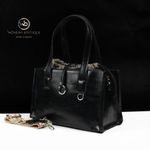 حقيبة أنيقة بلمسة عصرية -اسود