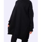 Loca سويت شيرت ميلتون طويل اوفر سايز برقبة دائرية 