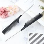 product_image_name-Generic-مشط بلاستيك أسود بأسنان بطول مختلف 8613 قطعة واحدة-2