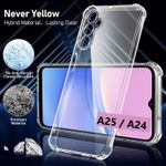 product_image_name-Generic-جراب حماية خلفي لموبايل سامسونج جالاكسي A25/A24، غطاء حماية مضاد للصدمات ومضاد للاصفرار من السيليكون المرن، تصميم شفاف كريستالي مضاد للخدش-3
