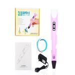 3D Printer Pen Set – Full 3D Printing Pen Kit in Pink