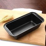 product_image_name-Generic-Non-stick baking tray for baking, carbon steel cake mold, rectangular, black-2