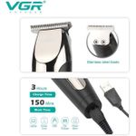 VGR ماكينة حلاقة فى جى ار الاحترافية - لاسلكية - قابلة لاعادة الشحن V-059 - image 3