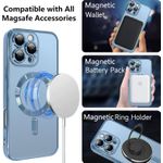 product_image_name-Generic-جراب حماية شفاف مغناطيسي متوافق مع ماج سيف لموبايل ايفون 16 برو ماكس / iPhone 16 Pro Max مضاد للصدمات والخدوش وواقي لعدسة الكاميرا (سيرا بلو) من تين تك-3