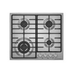 Ecomatic Built In Gas Hob, 4 Burners, 60 Cm, Stainless Steel - NS603C