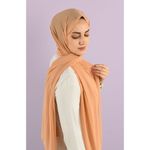 product_image_name-Generic-طرحه شيفون كريب ساده لون برتقالي-1