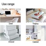 product_image_name-Generic-  مفرش رف سيليكون مضاد للانزلاق والالتصاق ، مقاوم للماء مقاوم للماء وسهل التنظيف ، مقاس 5 متر فى 60سم، مناسب للدرج والدولاب والثلاجة بالمنزل أو المكتب، شفاف - من رنا ستور -4