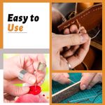 product_image_name-Generic-خيوط جلدية، إبرة جلدية، خيوط سرج مشمعة، بكرتان من الخيوط المشمعة مع إبرة سرج، خيوط جلدية للأعمال الجلدية، الأعمال اليدوية، الخياطة، تجليد الكتب، الإصلاح-4