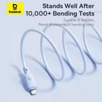 product_image_name-Baseus-Silky Series USB-C to Lightning Cable 20W - 1M - White-4
