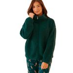 La Vie En Rose Bow Embroidered Sherpa Cardigan