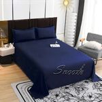 product_image_name-Snooze-طقم ملاية عاديه (دارك بلو) 220*235 سم 3 قطع-2