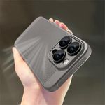 product_image_name-Generic-جراب تين تك لهاتف iPhone 14 مقاس 6.1 بوصة، جراب لتبديد الحرارة مع واقي عدسة كاميرا مدمج، تصميم نحيف، تهوية جيدة، تبريد، مقاوم لبصمات الأصابع، جراب خلفي صلب من البولي كربونات مقاوم للصدمات - رمادي تيتانيوم-5